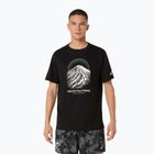 Férfi futó póló Asics Fujitrail Logo Ss Top Performance Black/Cream/Carbon