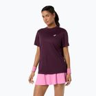 Női teniszpóló ASICS Court Top W dark aubergine