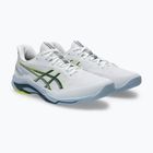 Férfi cipők ASICS Netburner Ballistic FF 4 white/raw indigo