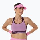 Sportmelltartó ASICS Game Compression Bra Dark Aubergine/Bubblegum