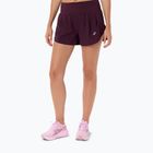 Női futónadrág Asics Road 3.5In Short Dark Aubergine
