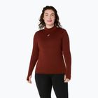 Női Termoaktiv pulóver ASICS Road Winter Seamless Top singed red