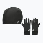 Sapka + kesztyűk ASICS Winter Pack performance black