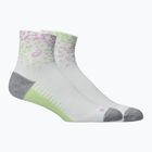 Zokni ASICS Performance Run Quarter white/hazy lilac/glow green