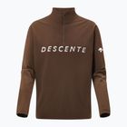 Férfi pulóver Descente Chest Logo T-Neck bark brown
