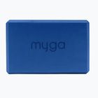 Jógatégla Myga Foam Block do jogi navy