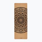 Jógaszőnyeg Myga Mandala XL 6 mm brown