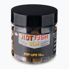 Dynamite Baits Hot Fish & GLM Pop Up 15mm-es barna ponty úszó golyók ADY041013
