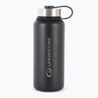 Lifeventure rozsdamentes acél flakon 1000 ml termikus palack fekete