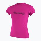 Női úszópóló O'Neill Basic Skins Sun Shirt fox pink