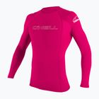 Gyerek hosszú ujjú felső úszáshoz O'Neill Basic Skins LS Rash Guard watermelon