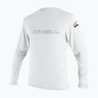 Gyerek hosszú ujjú felső úszáshoz O'Neill Basic Skins LS Sun Shirt white