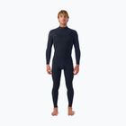 Férfi úszóruha O'Neill Hyperfreak 5/4+ mm Chest Zip Full black/black
