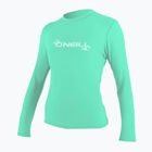 Női hosszú ujjú úszó O'Neill Basic Skins Sun póló light aqua