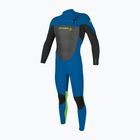 Gyerek neoprén ruha O'Neill Epic 3/2 mm Chest Zip Full ocean/black/dayglo