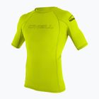 Gyermek úszó póló O'Neill Youth Basic Skins Rash Guard lime