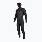 Férfi O'Neill Psycho Tech 6/4+ Chest Zip w/Hood A00 úszó búvárruha fekete 5545