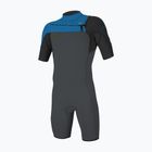 Férfi úszóhab O'Neill Hammer 2mm Chest Zip SS Spring graphite/black/ocean
