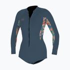 Női úszószivacs O'Neill Bahia 2/1 Front Zip Short Spring Copen blue/painted tropics/copen blue