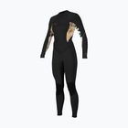 O'Neill Bahia 3/2 Back Zip Full fekete/mikah virágos/fekete női búvárruha