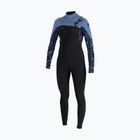 Női úszóruha O'Neill Epic 5/4 mm Chest Zip Full black/stormy palm/faded denim