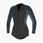 Női neoprén ruha úszáshoz O'Neill Bahia 2/1 mm Front Zip Short Spring tempered steel/shade