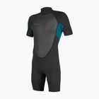 Férfi úszóruha O'Neill Reactor-2 2mm Back Zip SS Spring HJ5 black/tide pool