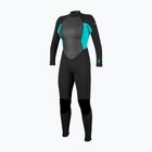 Női úszóruha O'Neill Reactor-2 3/2 mm Back Zip Full black/light aqua
