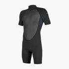 Gyerek úszóruha O'Neill Youth Reactor-2 2mm Back Zip SS Spring black/slate