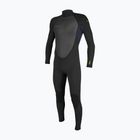 Gyerek úszóruha O'Neill Youth Reactor-2 3/2 Back Zip Full black/slate