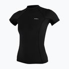 Női úszó póló O'Neill Basic Skins Rash Guard SS black