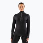 Női termoaktív pulóver Surfanic Cozy Zip Neck fekete