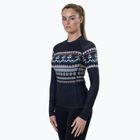 Női termoaktív pulóver Surfanic Cozy Limited Edition Crew Neck black fairisle