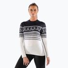 Női termoaktív pulóver Surfanic Cozy CarbonDri Limited Edition Crew Neck fekete