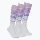 Sízokni Surfanic Pro Tech Fairisle 3 pár ice lilac