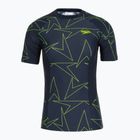 Speedo női úszópóló Boomstar Allover Rash Top kék