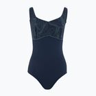 Női egyrészes fürdőruha Speedo ContourLustre Printed true navy / white / usa charcoal