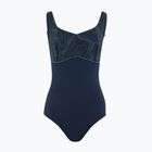 Speedo női egyrészes fürdőruha ContourLustre Printed true navy / fehér / usa charcoal