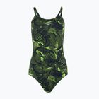 Speedo női egyrészes fürdőruha Allover Fixed Crossback fekete / atomic lime