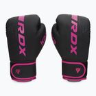 RDX F6 fekete-rózsaszín bokszkesztyű BGR-F6MP