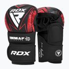 Grappling kesztyűk RDX IMMAF Approved Shooted Grappling red
