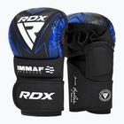 Grapplingkesztyűk RDX IMMAF Approved Shooted Grappling blue