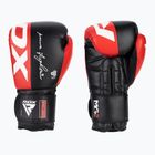 Női bokszkesztyűk RDX BGR-F4 piros/fekete