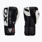 RDX REX F4 fehér és fekete bokszkesztyűk BGR-F4B-10OZ