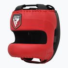 Box fejvédő RDX Apex Boxing Head Gear With Nose Protection Bar red