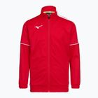 Gyerek edzőpulóver Mizuno Knitted Track red