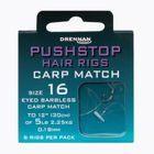 Pushstop H'rig Carp Method előke stopperrel  horog nélküli horoggal + zsinór 8 db átlátszó HNQCMA016