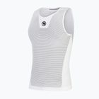 Férfi kerékpáros pulóver Endura Fishnet II Ujjatlan Baselayer fehér