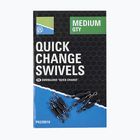 Preston Diamond Eye Match Swivels fekete P0220017