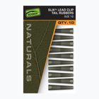 Secure Fox International Naturals Size 10 Slik Lead Clip Tail gumi 10 db.